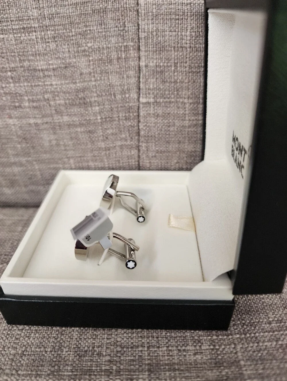 Brand New Montblanc Cuff Links Contemprorary Round 109499